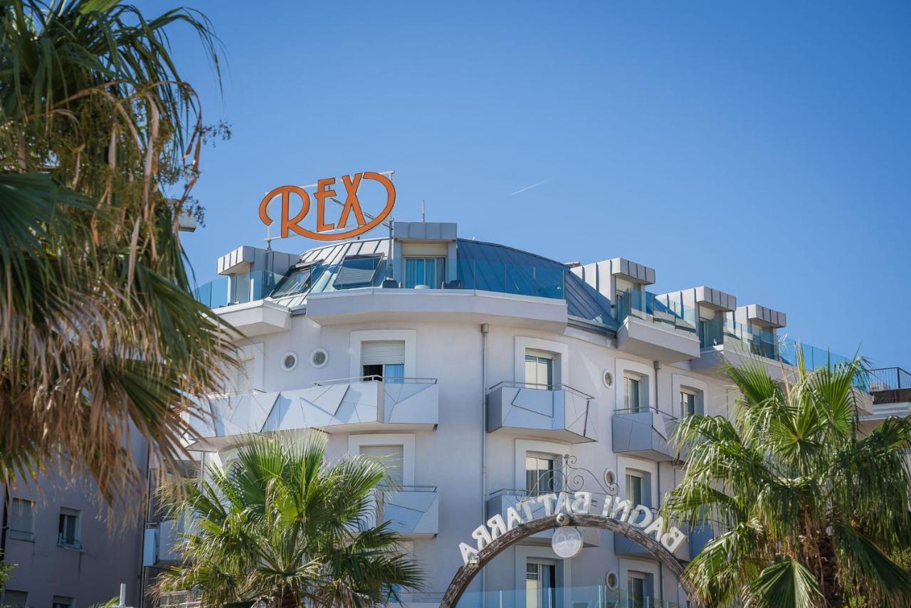 Hotel Rex - Fronte Mare Риччоне Экстерьер фото